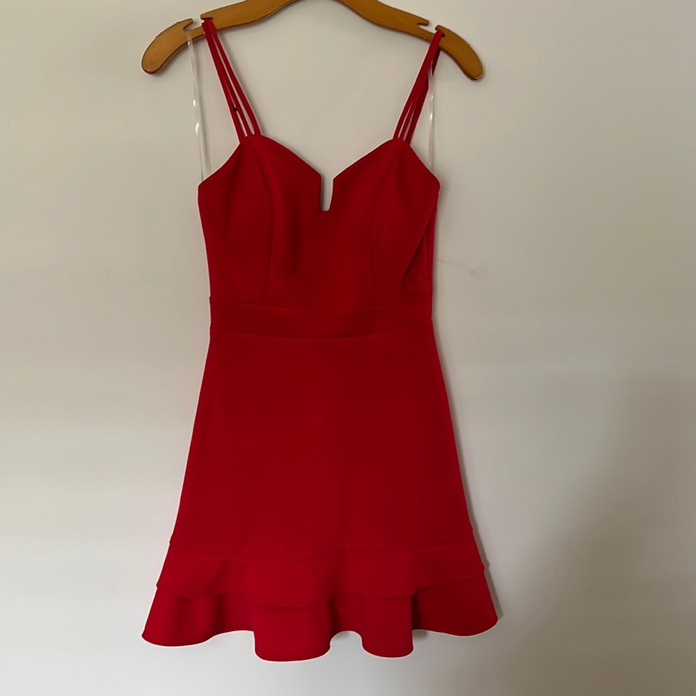 NWOT red mini dress